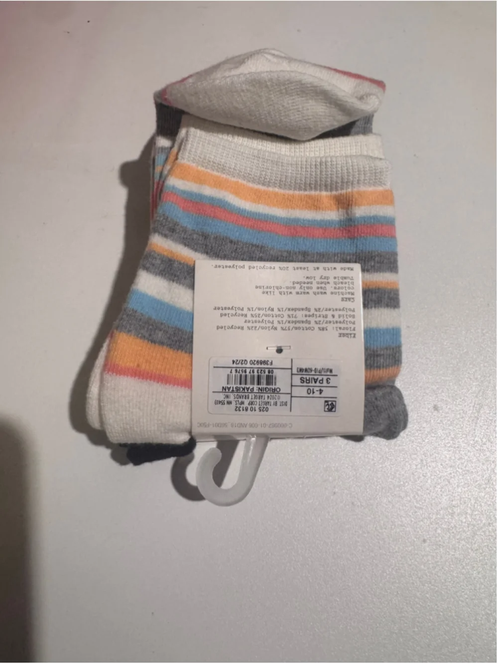 Women's A New Day Socks One Size Black Multi-color 3 Pairs